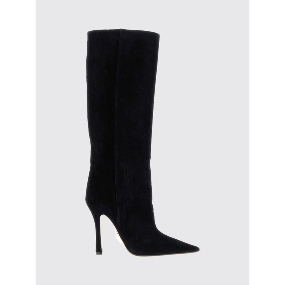 Gucci Women Naomi Suede Knee-High Boots Gucci With Stiletto Heel